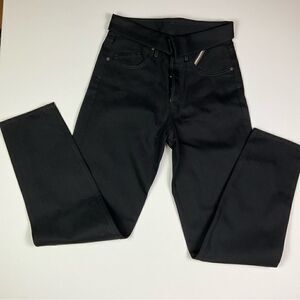 Jean Altier Black NEW Fold Over Hi Waist Jeans Size S